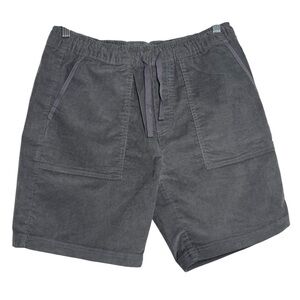 Mens Toad & Co Lounge Out Cord Shorts Men’s Size Medium Gray Corduroy